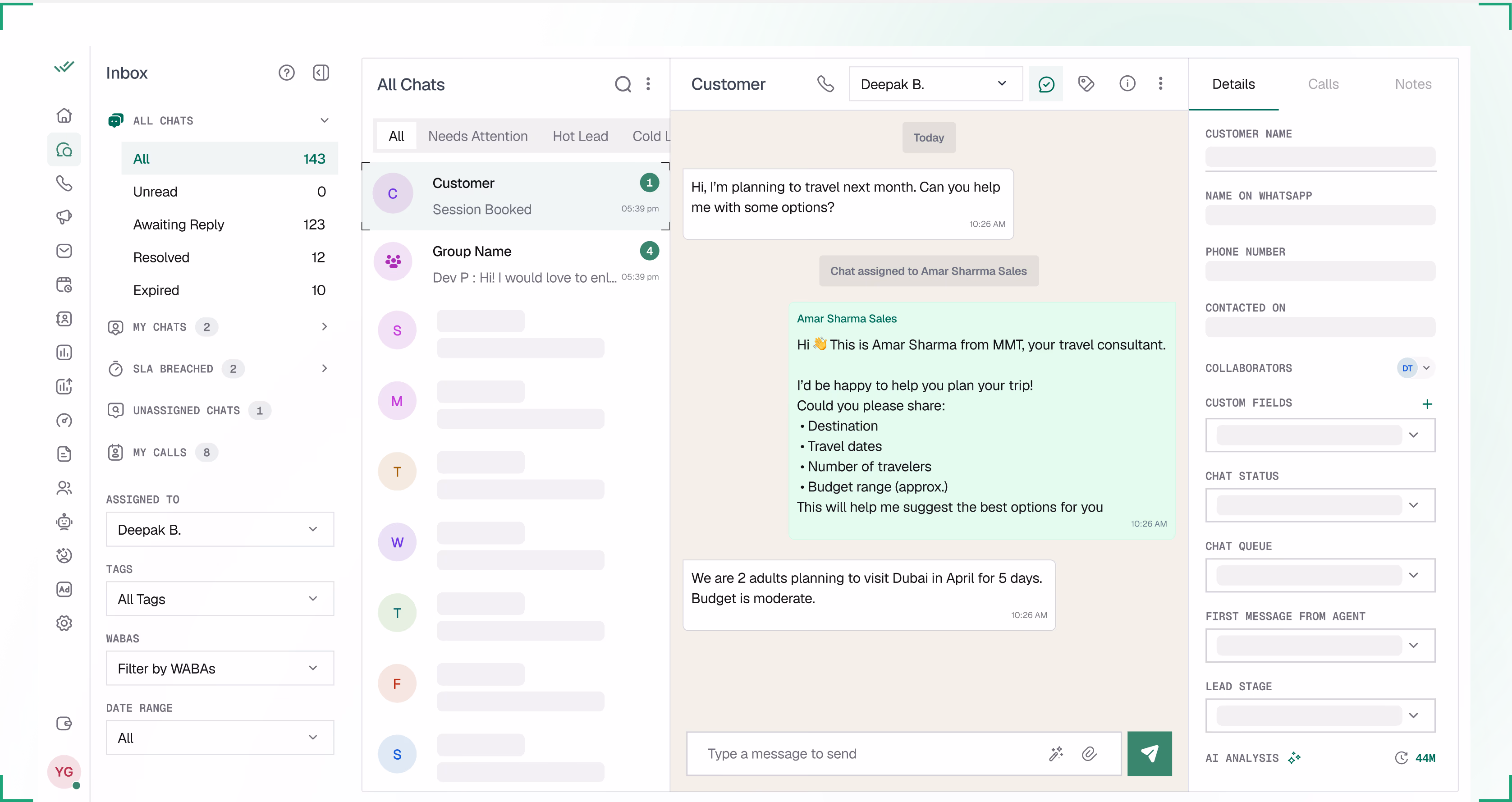 Unified Inbox screenshot